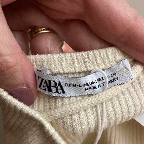 Zara crochet tank top, size M/L, NWT - Picture 5 of 6